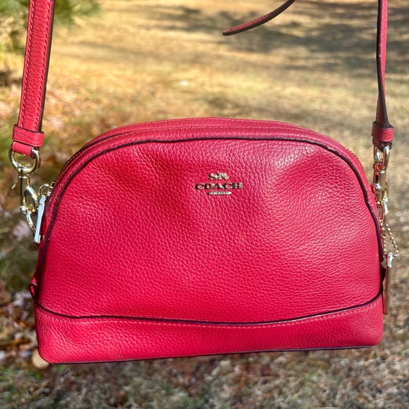 Coach Handbags - Coach Dome Leather Crossbody Bag NWOT